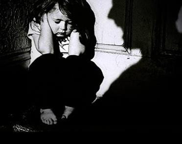 Little-girl-in-corner
