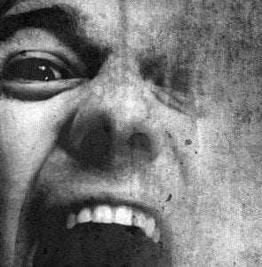 shouting man