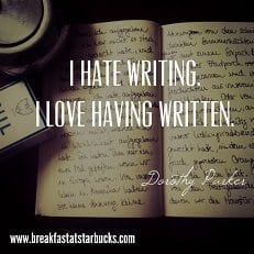 hate writing quote