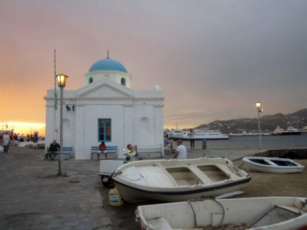 Nightfall at Mykonos