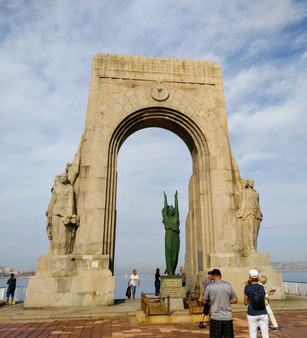 Fallen Soldiers Memorial, Old port Marseille