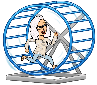 hamster wheel bitmoji TEN YEARS ALREADY?! HOW THE BLOG TURNS!