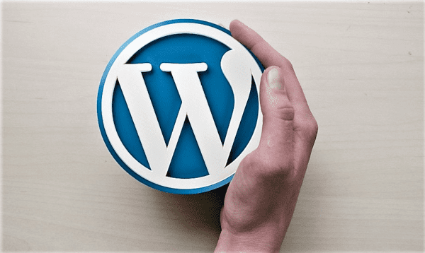 Wordpress logo with hand. TEN YEARS ALREADY?? AS THE BLOG TURNS!