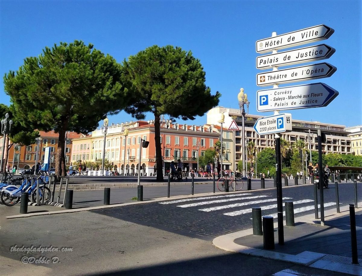 downtown Nice, France