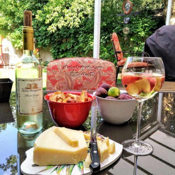 EVENING REPAST ON THE BACK DECK