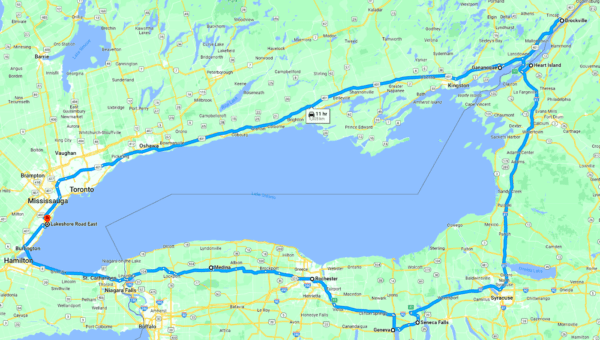 Circling Lake Ontario road trip Sept. 2015