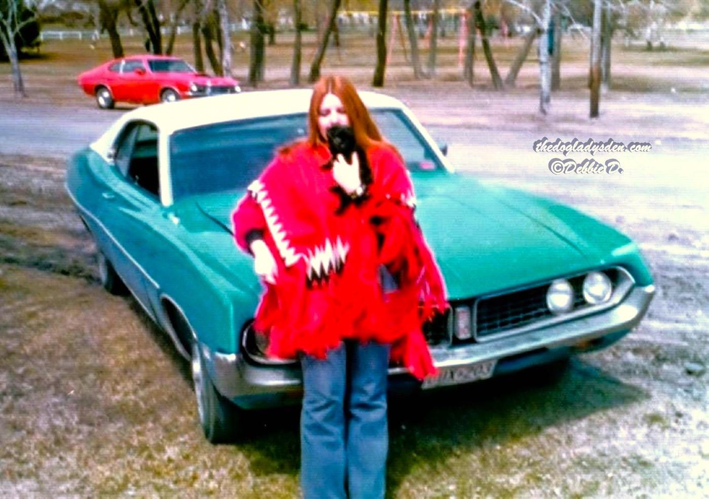 me with puppy and aquamarine torino 500 spring 1975