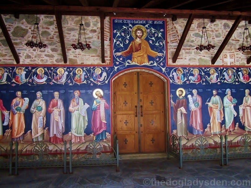 Frescoes, Holy Trinity chapel, Meteora