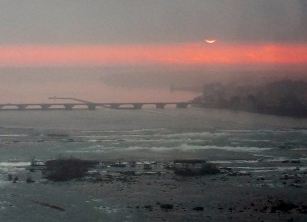 Sunrise over Niagara Falls