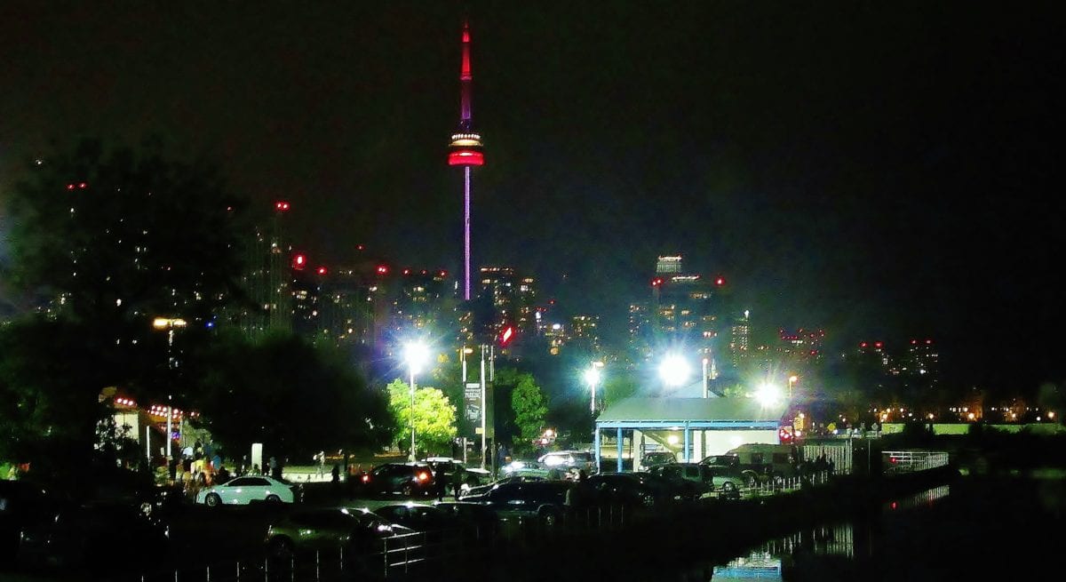 Toronto night skyline