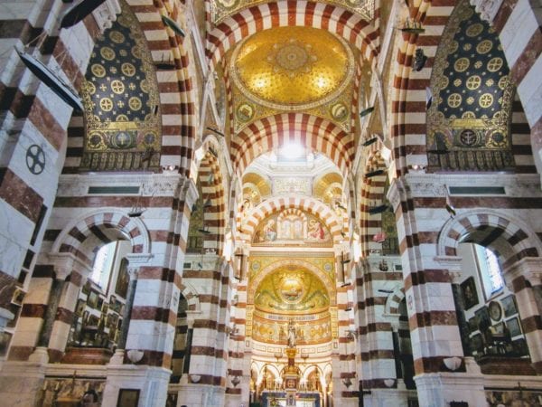 Basilique interior, Marseillee