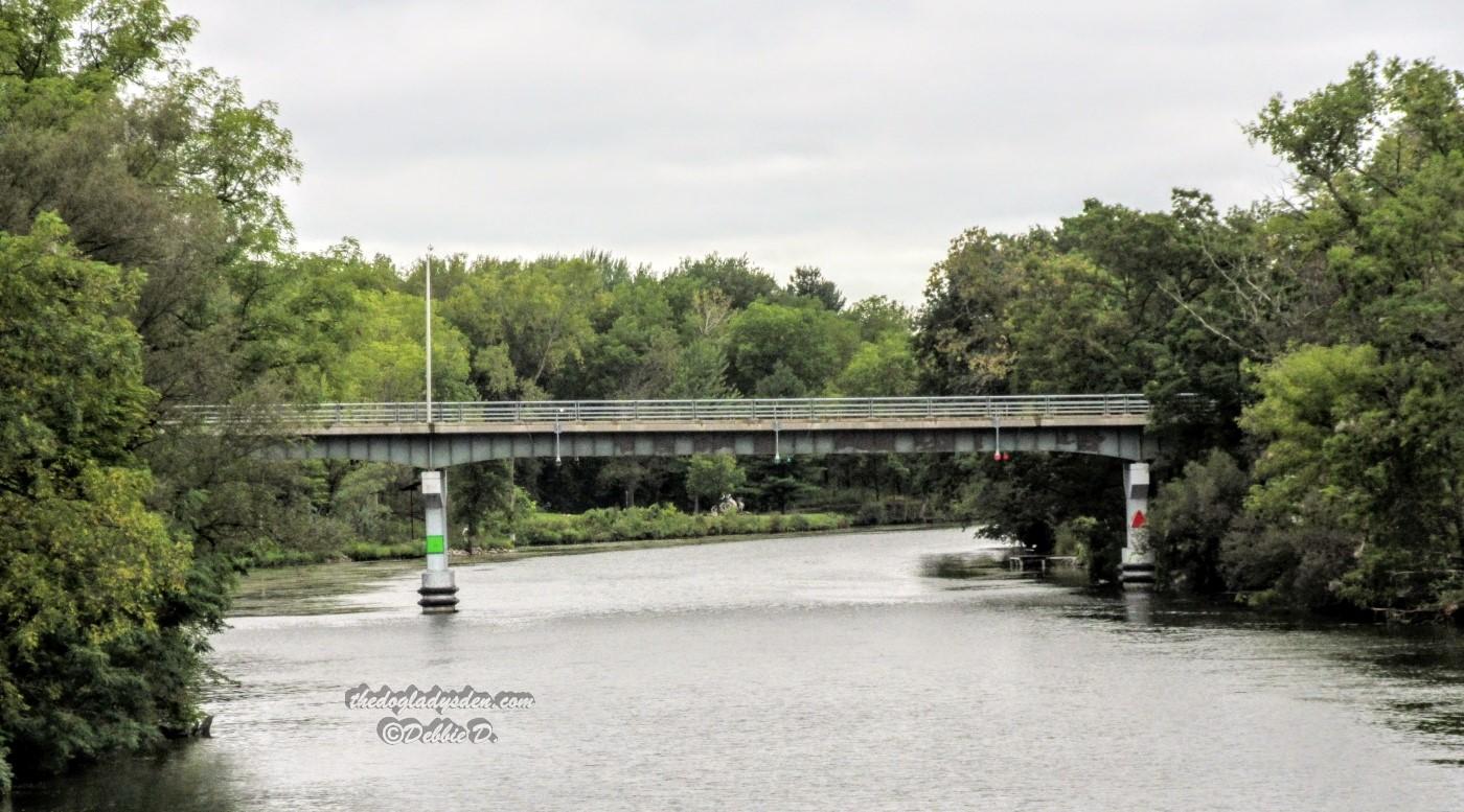 seneca rive closeup at seneca falls