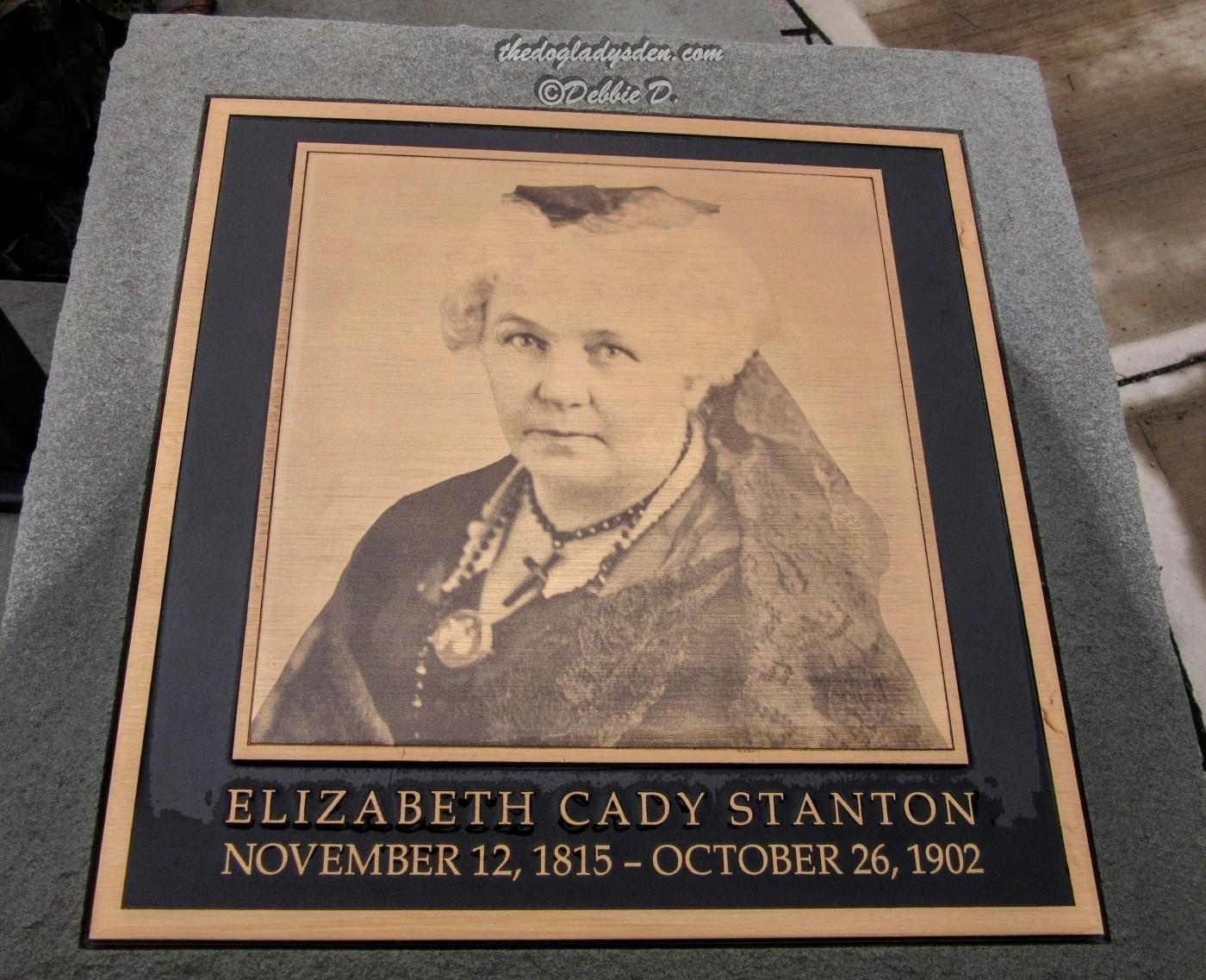 seneca falls elizabeth cady stanton plaque