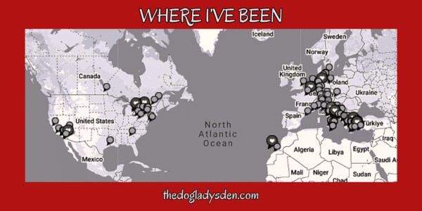WHERE I'VE BEEN WORLD MAP